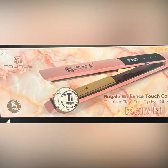 New in Sealed box- Royale Brilliance Touch Straightener. Cool tip& touch screen. - Picture 1 of 5